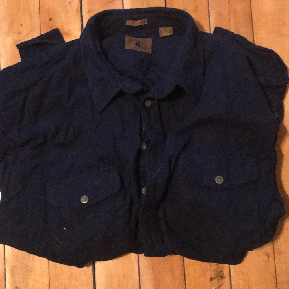 St. John’s Bay Black Flannel Shirt